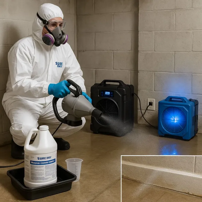Sanitization and Odor Removal process in Shawnee Hills, OH