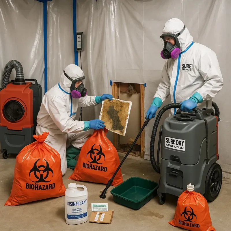Contaminated Water Handling Protocols process in Shawnee Hills, OH